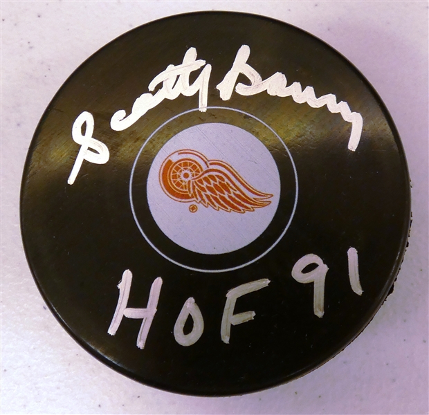 Scotty Bowman Autographed Red Wings Puck
