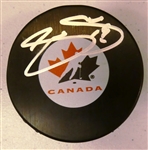 Joe Sakic Autographed Canada Puck