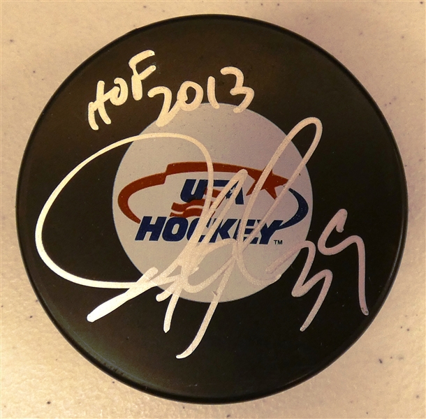 Doug Weight Autographed USA Puck