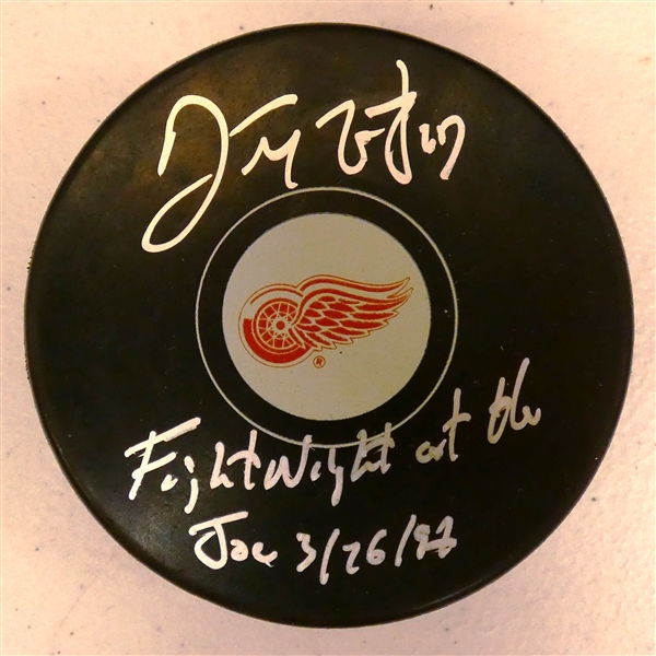 Darren McCarty Autographed Red Wings Puck