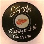 Darren McCarty Autographed Red Wings Puck