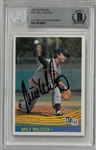 Milt Wilcox Autographed 1984 Donruss