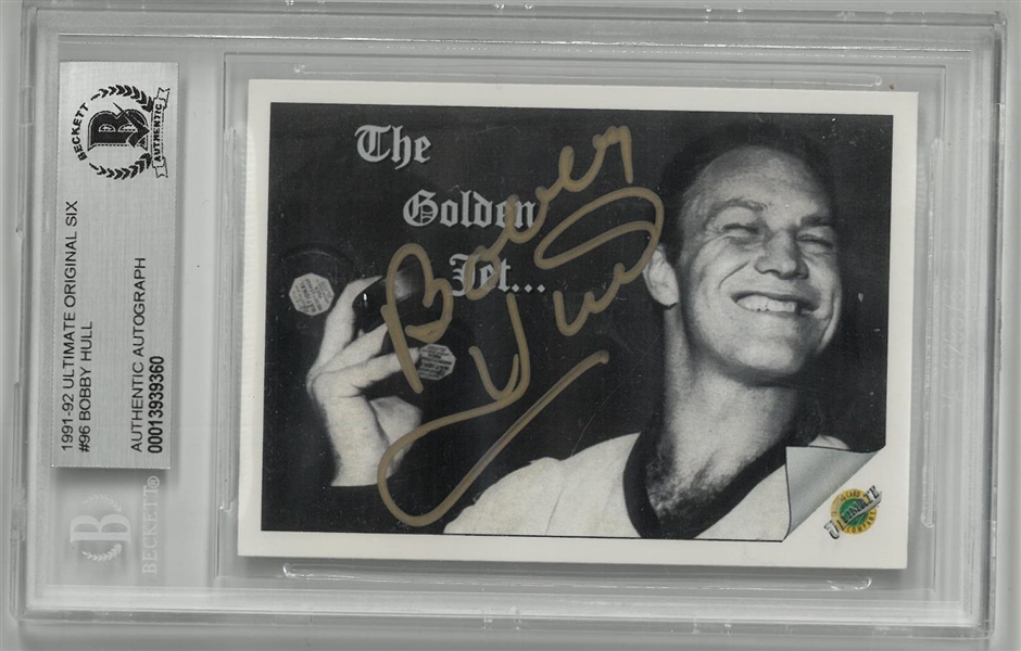 Bobby Hull Autographed 1991 Ultimate