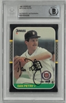 Dan Petry Autographed 1987 Donruss