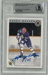 Harry Watson Autographed 1991 Ultimate