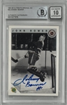 Johnny Bower Autographed 1991 Ultimate #32