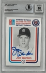 Jon Warden Autographed 1988 Domino's