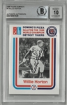 Willie Horton Autographed 1988 Domino's