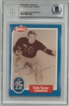 Bulldog Turner Autographed 1988 Swell