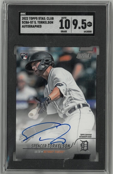 Spencer Torkelson Autographed SGC 9.5/10 Rookie Card