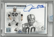 Jim Otto 1/2 Autographed Panini Indelible Ink