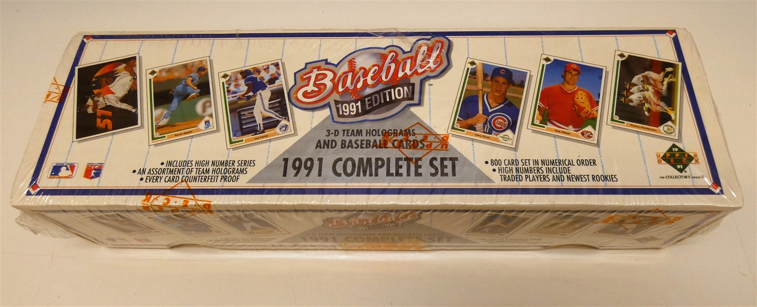 1991 Upper Deck Baseball Factory Set