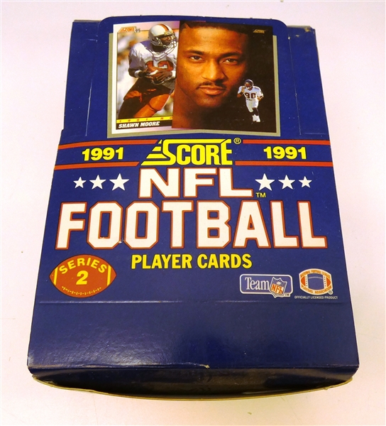 1991 Score Football Series 2 Wax Box