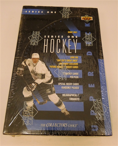 1993/94 Upper Deck Hockey Series 1 Wax Box