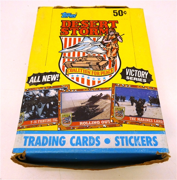 Topps Desert Storm Wax Box (missing one pack)