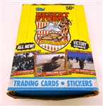 Topps Desert Storm Wax Box (missing one pack)