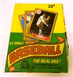 1987 O-Pee-Chee Baseball Wax Box