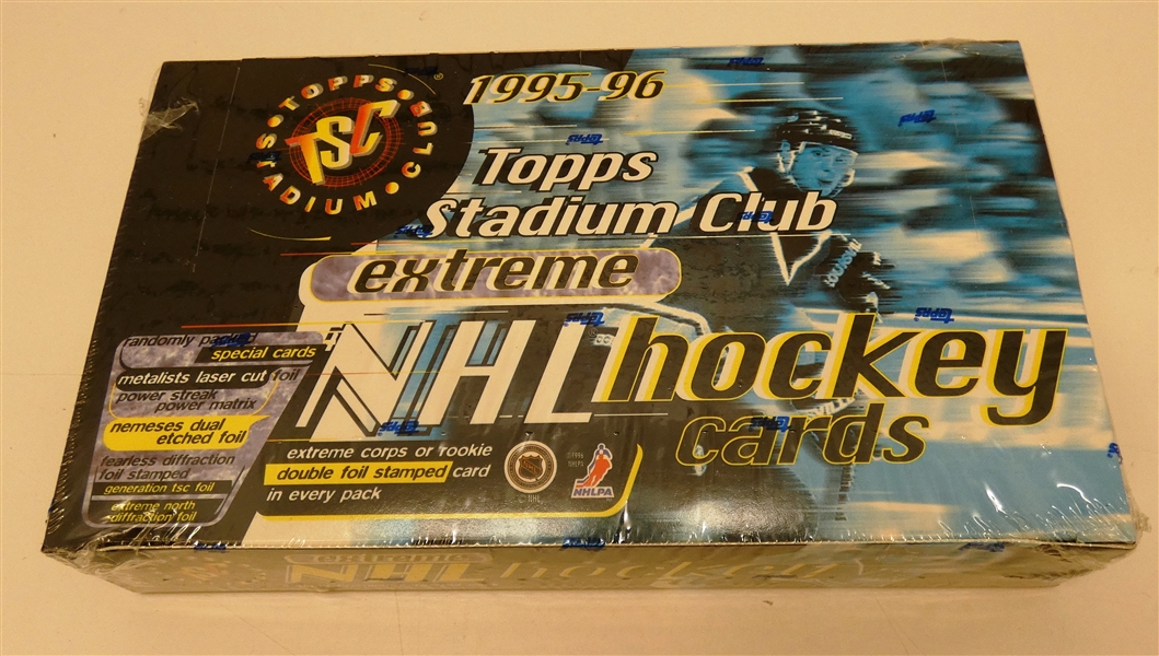 1995/96 Topps Stadium Club Extreme Wax Box