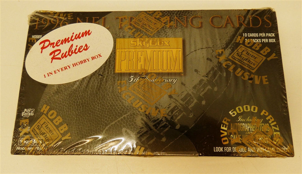 1996 Skybox Premium Football Wax Box