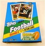 1992 Topps Football Series 1 Wax Box