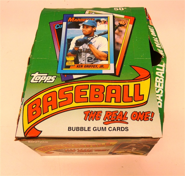 1990 Topps Baseball Wax Box