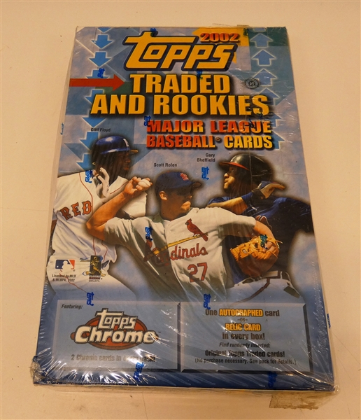 2002 Topps Rookie & Traded Hobby Box