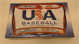 2010 USA Baseball Hobby Edition Set - 7 Autos 3 Relics