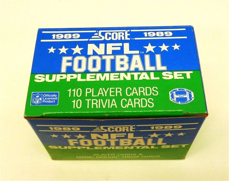 1989 Score Supplemental Football Set