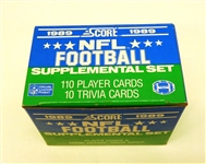 1989 Score Supplemental Football Set