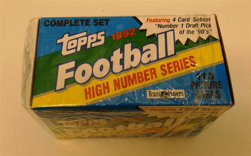 1992 Topps Football High Number Set