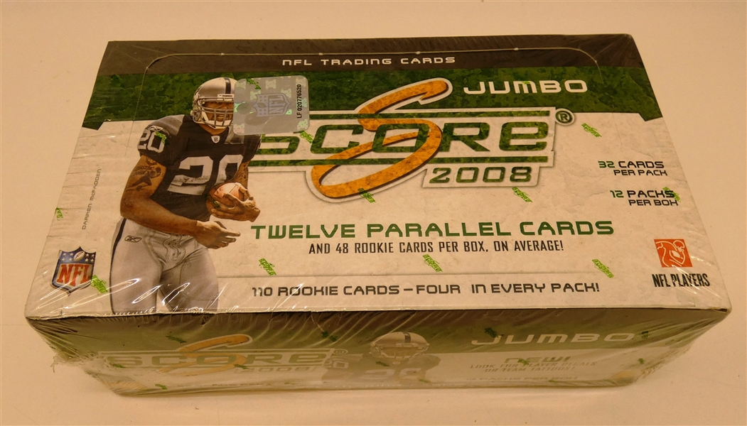 2008 Score Football Jumbo Box