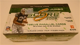 2008 Score Football Jumbo Box