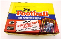 1988 Topps Football Stickers Wax Box