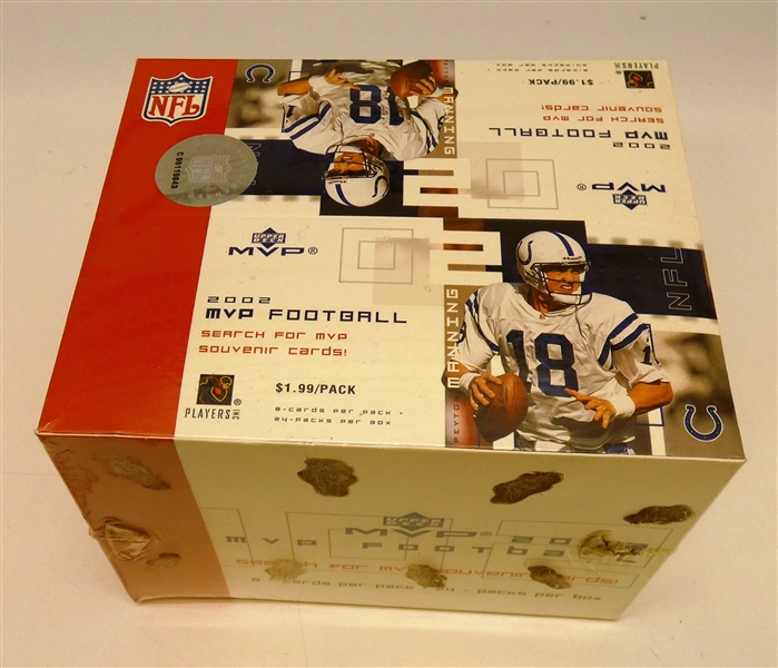 2002 Upper Deck MVP Football Wax Box