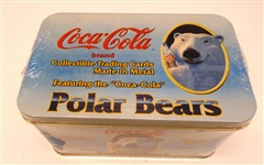 Coca Cola Polar Bears Metal Tin Set