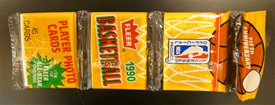 1990/91 Fleer Basketball Rack Pack - Jordan Showing