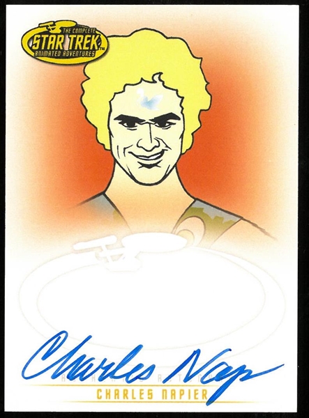 Charles Napier Autographed Card