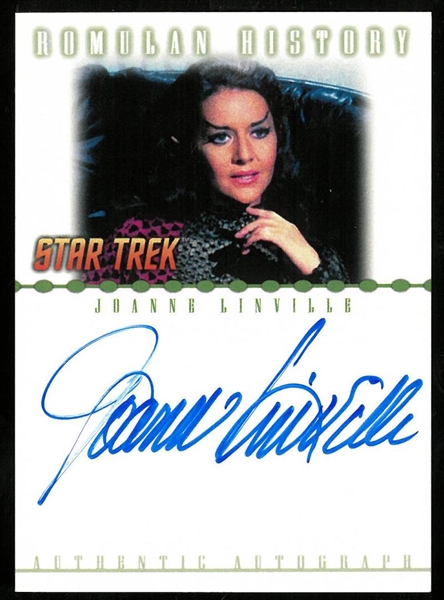 Joanne Linville Autographed Card
