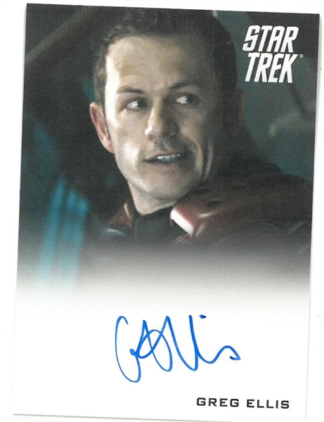 Greg Ellis Autographed Card
