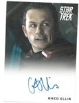 Greg Ellis Autographed Card