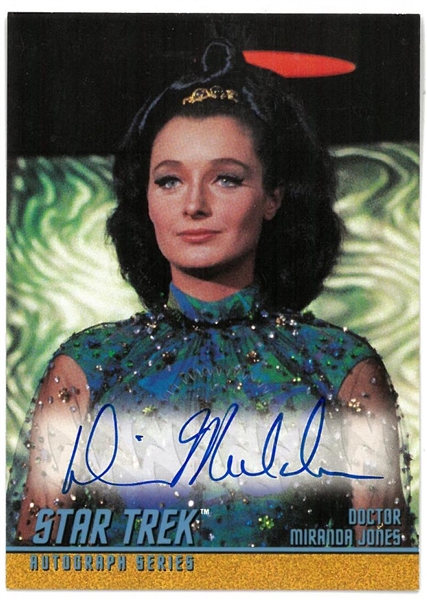 Diana Muldaur Autographed Card