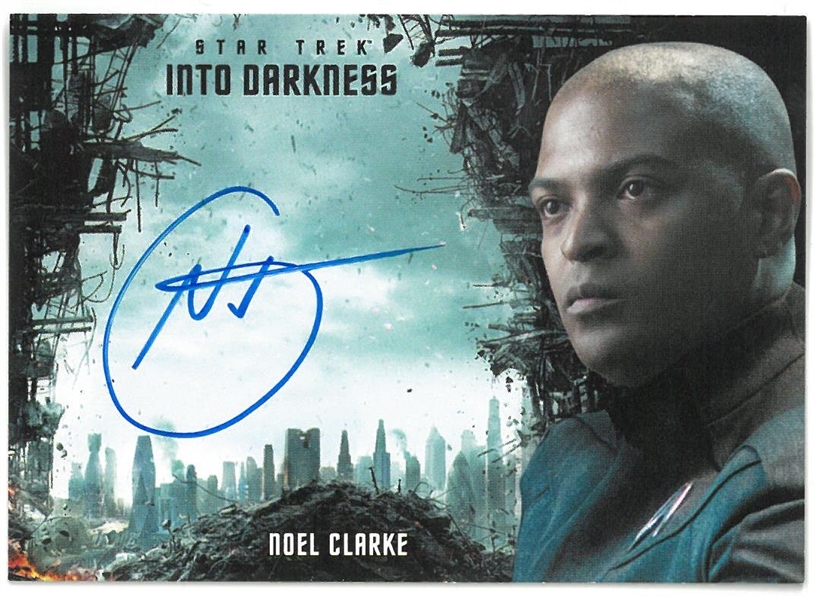 Noel Clarke Autographed Card