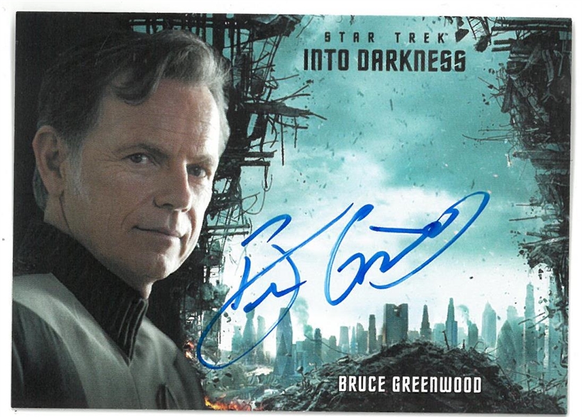Bruce Greenwood Autographed Card