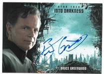 Bruce Greenwood Autographed Card