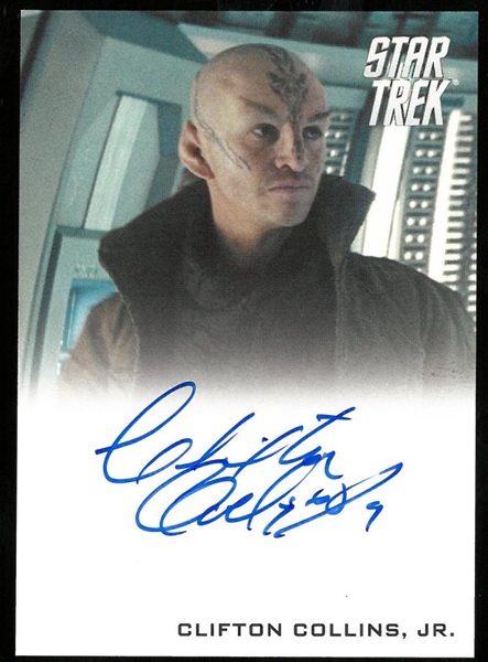 Clifton Collins, Jr. Autographed Card