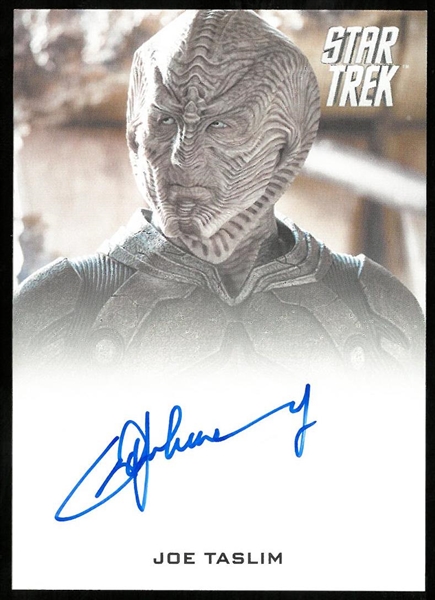 Joe Taslim Autographed Card