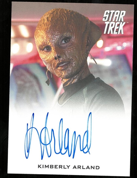 Kimberly Arland Autographed Card