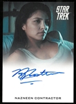 Nazneen Contractor Autographed Card