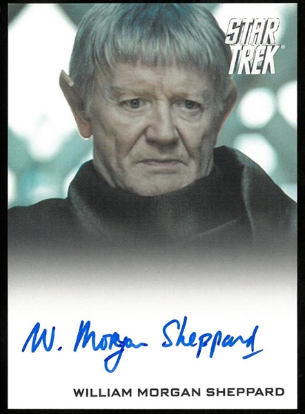 William Morgan Sheppard Autographed Card