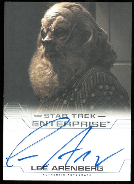 Lee Arenberg Autographed Card